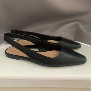 Leather Slingback Flat